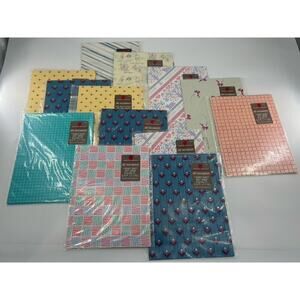 Vintage American Greetings Wrapping Paper Sheets (13) All Occasion Gift New